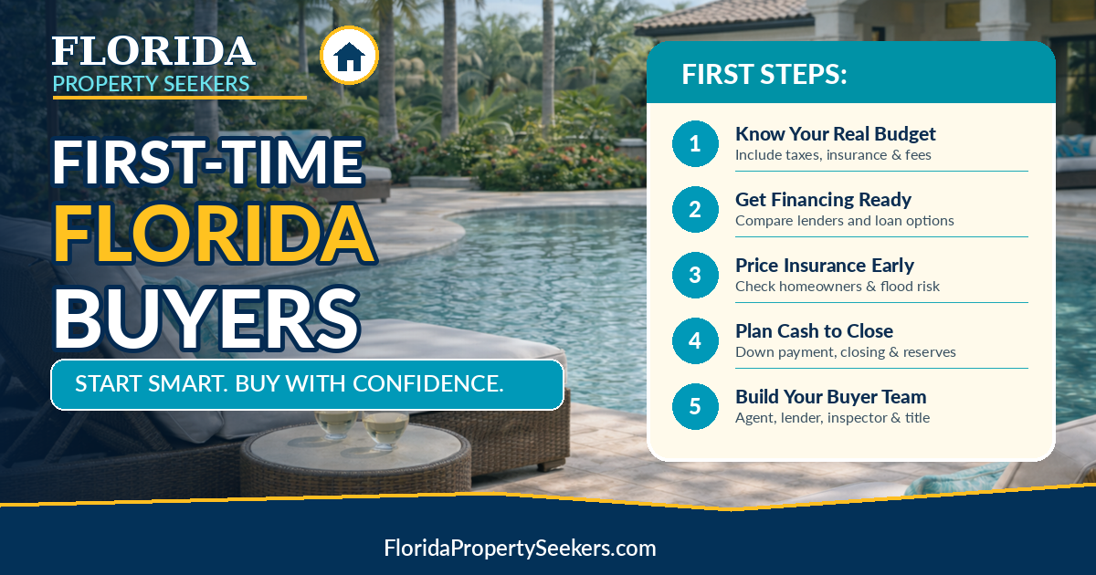 First-time Florida buyers guide by Florida Property Seekers