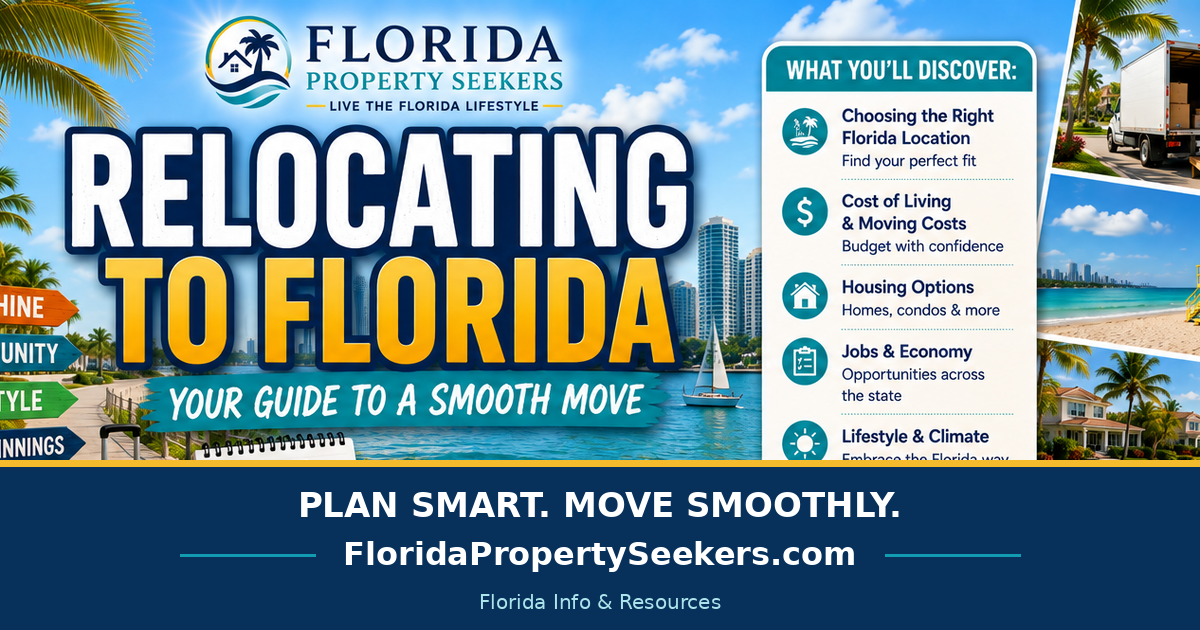 Relocating to Florida planning guide by Florida Property Seekers